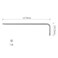 FOCMKEAS 4PCS T20 Long Tamper Proof Torx Key Bit Wrench Anti Tamper Star Screwdriver Security Bit Torque Repair Tool LShape Nickel Plated CRV Steel Extra Long Arm