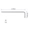 FOCMKEAS 4PCS T20 Long Tamper Proof Torx Key Bit Wrench Anti Tamper Star Screwdriver Security Bit Torque Repair Tool LShape Nickel Plated CRV Steel Extra Long Arm
