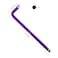 FOCMKEAS 8mm Ball End Hex Key Allen WrenchInternal Hexagonal Wrench L Shaped Long Arm S2 Steel Repairing ToolPurple