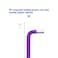 FOCMKEAS 8mm Ball End Hex Key Allen WrenchInternal Hexagonal Wrench L Shaped Long Arm S2 Steel Repairing ToolPurple
