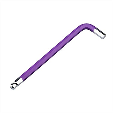 FOCMKEAS 8mm Ball End Hex Key Allen WrenchInternal Hexagonal Wrench L Shaped Long Arm S2 Steel Repairing ToolPurple