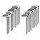 HARFINGTON 120pcs Hex Key Wrench 25mm Metric CRV L Shaped Hexagon Head Repairing Tool for Bikes Furniture Repair