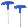 HARFINGTON 2pcs H3 THandle Hex Key Wrench 3mm S2 Steel TKey Inner Hexagon Spanner Repair Tool