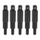 HARFINGTON 5pcs 14 Service Wrench Hex Key Adapter 316 516 Square Hexagon Ratchet Wrench Bit Adapters HVAC Valve Opener for Air Conditioning Refrigeration Equipment Repair