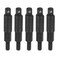 HARFINGTON 5pcs 14 Service Wrench Hex Key Adapter 316 516 Square Hexagon Ratchet Wrench Bit Adapters HVAC Valve Opener for Air Conditioning Refrigeration Equipment Repair