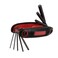 HARFINGTON Folding Hex Key Wrench 158mm Metric 8 in 1 Portable Foldup Hex Key Wrenches Set Driver Tool Kit for Basic Home Repair and General Applications