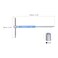 HARFINGTON Sliding THandle Hex Key Wrench Set 4mm Metric 3Way Free Sliding Handle Sleeves for Home Repair