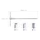 HARFINGTON Sliding THandle Hex Key Wrench Set 4mm5mm6mm Metric 3Way Free Sliding Handle Sleeves for Home Repair
