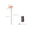 HARFINGTON THandle Hex Key Wrench 6mm Metric CRV Extra Long Arm TKey Inner Hexagon Wrenches Spanner Repair Tool for Automotive Household Maintenance Orange