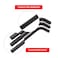 HUROFE 32Piece Hex Key Allen Wrench Set with Reinforced Handle InchMetric SAE 725038 inch MM0710 mm