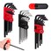 HUROFE Hex Key Allen Wrench Set 35Piece Long Arm InchMetricTorx Ball End with THandle Chrome Vanadium Steel