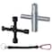 LEONTOOL 2PCS 4 Way Sillcock Key Set Utilities Key Multifunctional Water Key Steel Sillcock Wrench 4 Way Water Key Tool Hose Bib Key for Valve Faucet and Spigots Hydrant Control Cabinet