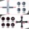 LEONTOOL 2PCS 4 Way Sillcock Key Set Utilities Key Multifunctional Water Key Steel Sillcock Wrench 4 Way Water Key Tool Hose Bib Key for Valve Faucet and Spigots Hydrant Control Cabinet