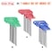 Oerfred GogoBing Cushion Grip Hex t handle torque TKey allen wrench sets long screwdriver tool 8 SAE Standard 33214 Inch 8 Metric 256 MM Sizes 8 Torx T9T40 RedBlueGreen