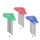Oerfred GogoBing Cushion Grip Hex t handle torque TKey allen wrench sets long screwdriver tool 8 SAE Standard 33214 Inch 8 Metric 256 MM Sizes 8 Torx T9T40 RedBlueGreen