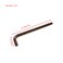 Rannb 12 Hex Key Wrench Extra Long 8inch Length L Shaped Ball End Allen Wrench