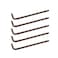Rannb 14 Hex Key Wrench L Shaped Ball End Allen Wrench 5pcs