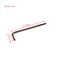 Rannb 14 Hex Key Wrench L Shaped Ball End Allen Wrench 5pcs