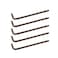 Rannb 14 Hex Key Wrench L Shaped Ball End Allen Wrench 5pcs