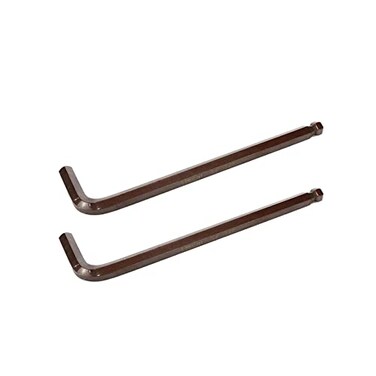 Rannb 38 Hex Key Wrench Extra Long 67 Length L Shaped Ball End Allen Wrench 2pcs
