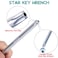 R'DEER RDEER 9 Piece Long Arm Torx Hex Key Set Industrial Level Anti Tamper Proof Star Allen Wrench Kit Lwrench Hand Tool Sizes T10T50