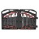 ROTATION 16 Pcs Hex and Torx Wrench Set T Handle Allen Key with Case for Long Shafts Storage Rack Auto Bike Moto