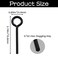 Seamaka 12PCS 532 Standard Hex Dogging Key with Full LoopBlackMetal Wrench Door Key for Push Bar Panic Exit Devices