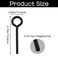 Seamaka 12PCS 532 Standard Hex Dogging Key with Full LoopBlackMetal Wrench Door Key for Push Bar Panic Exit Devices