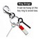 Seamaka 12PCS 532 Standard Hex Dogging Key with Full LoopBlackMetal Wrench Door Key for Push Bar Panic Exit Devices