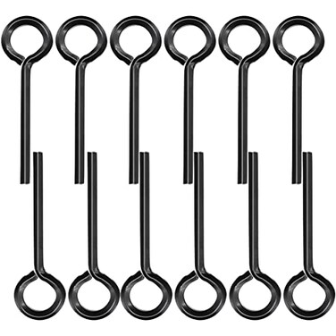 Seamaka 12PCS 532 Standard Hex Dogging Key with Full LoopBlackMetal Wrench Door Key for Push Bar Panic Exit Devices