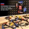 Topline 14Piece THandle Hex Key Set MetricSAE Long Arm Hex Keys Portable Allen Wrenches Sets with Storage Rack for Basic Home Repair and Mechanics Maintenance