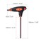 uxcell 7mm Hex Key THandle Dual End Wrench Spanner Metric S2 Steel