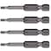 VEGA Industries VEGA 116 Hex Power Bits Professional Grade Inch Hex Shank 116 2 Inch Power Bits 150H0464A4 Pack of 4