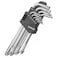 Viganoc Chrome Vanadium Steel Long Arm Torx Star Allen Wrench Set T10T50 9Piece