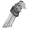 Viganoc Chrome Vanadium Steel Long Arm Torx Star Allen Wrench Set T10T50 9Piece
