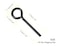 WOODGUILIN 18 Standard Hex Dogging Key with Full Loop KeyRing Style Dogging Key Set 18 Allen Wrench Key for Push Bar Door Panic Bars Security Door Exit DevicesSolid Metal10 PackSmallblack