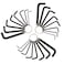 XMHF Hex Wrench Set With Key Ring Allen Wrench Bike Repair Tool L Shape Key chain Wrench Size 15mm 2mm 25mm 3mm 35mm 4mm 5mm 6mm Black