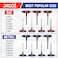 XOOL 14PCS T Handle Allen Wrench Set Metric SAE Hex Key Set Long Arm Hex Key Wrench Set with Portable Organizer