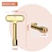 YETTAT P1300PART13KEY Water KeyWater Spigot Key Suitable for Wall Hydrant and Faucets ValvesZ1300 Series 38 Square Driver x 3 14 L