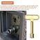 YETTAT P1300PART13KEY Water KeyWater Spigot Key Suitable for Wall Hydrant and Faucets ValvesZ1300 Series 38 Square Driver x 3 14 L
