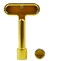 YETTAT P1300PART13KEY Water KeyWater Spigot Key Suitable for Wall Hydrant and Faucets ValvesZ1300 Series 38 Square Driver x 3 14 L
