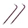 YXQ 8mm Metric Hex Key Ball End Wrench S2 Steel L Shaped Long Arm Repairing Tool 2 Pcs Purple