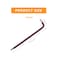 YXQ 8mm Metric Hex Key Ball End Wrench S2 Steel L Shaped Long Arm Repairing Tool 2 Pcs Purple
