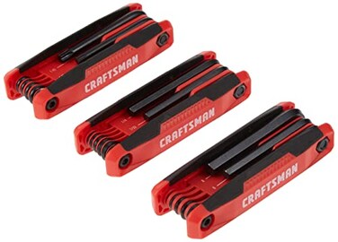 CRAFTSMAN Hex Key Set 25Key 3 Pack Folding CMHT26004