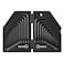 Reniteco 30 PCS Hex Head Key Allen Wrench Tool Set Organizer Kit Alloy Steel L Shape Black Metric 0710 mm SAE 002838 Standard In Storage Case Long Short Arm