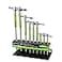Powerbuilt 9 Pc Torx Star THandle Hex Allen Key Wrench Set w Speed Sleeves for Fast Spinning Action Sliding Top Handle for T or L Shape Long Shafts Storage Rack Auto Bicycle Moto 941646