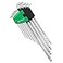 Powerbuilt 9 Piece Star Stubby Long Arm Ball End Hex Key Wrench Set Allen Hex Key Wrench Extra Long Arm Ball End size T10 to T50240101