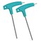 Rannb 4mm Hex Key THandle Dual End Allen Wrench 2pcs