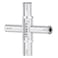 JUGREAT 4 Way Sillcock Water KeySteel MultiFunction Utility Key For Faucet SpigotsValves 1Pack