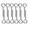 ANTFEES 18 Standard Hex Dogging Key with Full Loop Allen Wrench Door Key for Push Bar Panic Exit Devices Solid Metal 12 Packs
